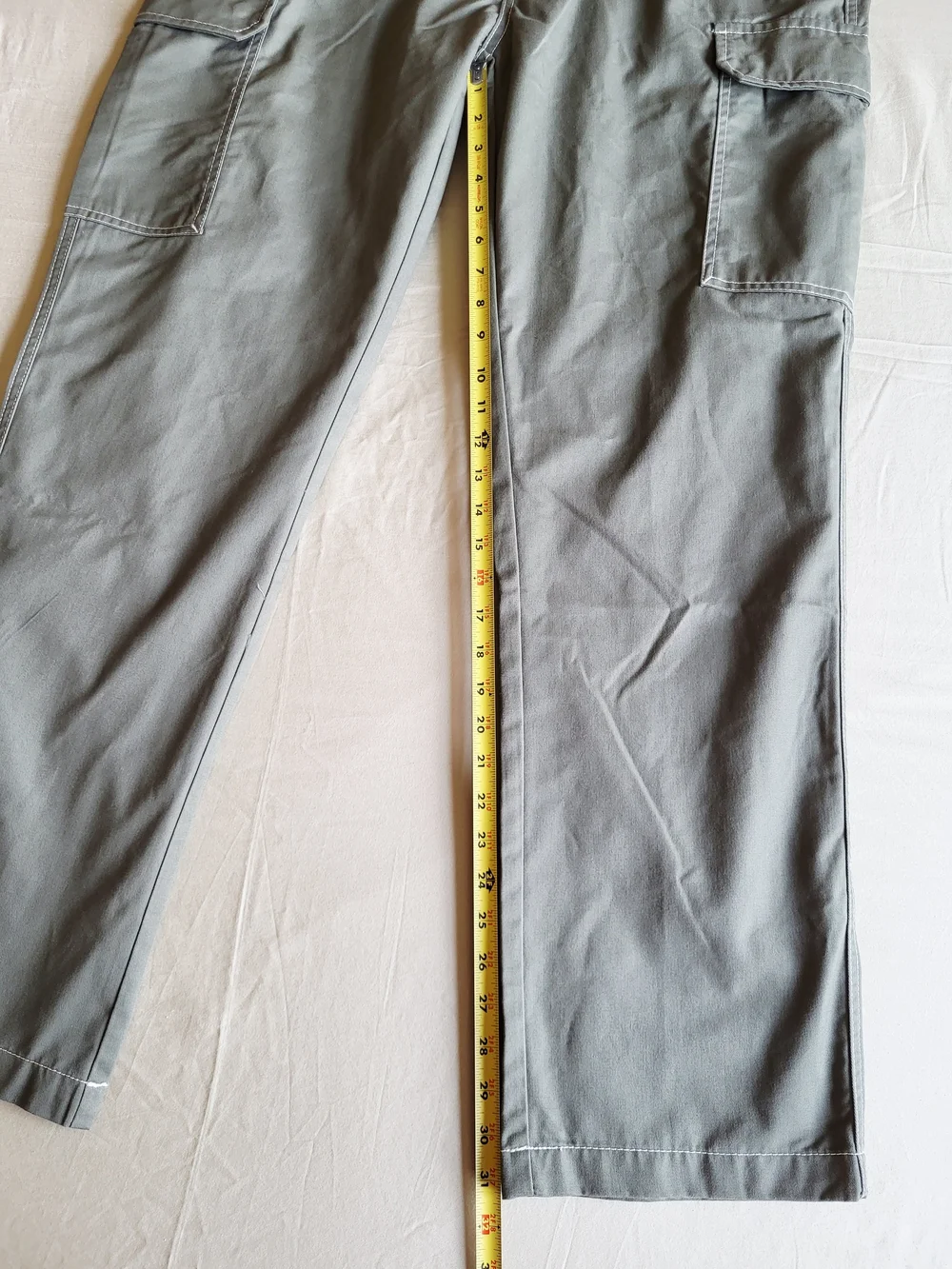 True Religion Cargo Pants Mens Size 34 Kalamata Olive Green Outline Horseshoe